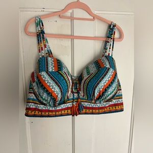 Lane Bryant Swim bikini top. Size: 46DD